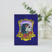 Skeleton Bride Postcard Postkarte (Stehend Vorderseite)