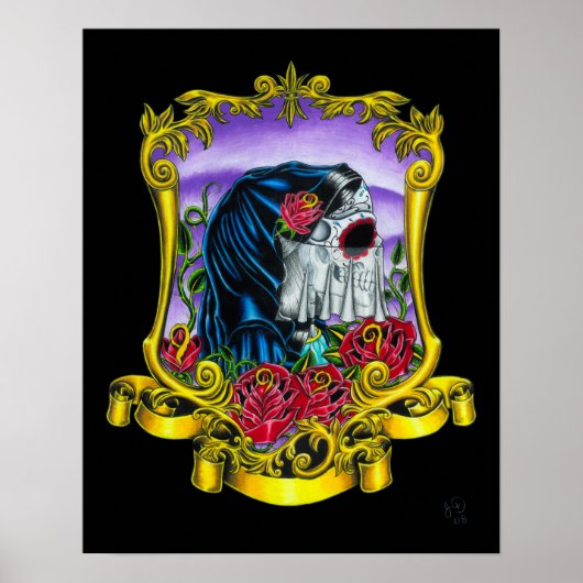 Skeleton Bride Print Poster (Vorne)