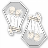 Skeleton Brides Aufkleber (Vorderseite)