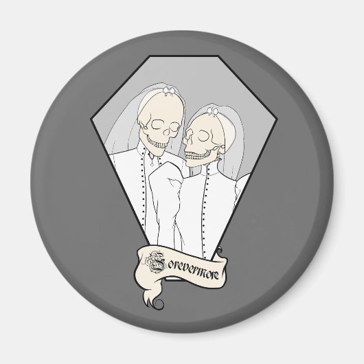 Skeleton Brides Magnet (Vorne)