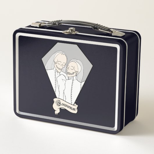 Skeleton Brides Metall Brotdose (Vorderseite)