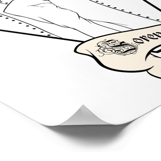 Skeleton Brides Poster (Ecke)