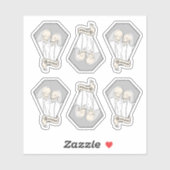 Skeleton Brides Sticker Set (Blatt)