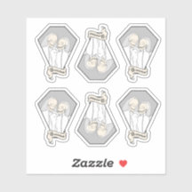 Skeleton Brides Sticker Set