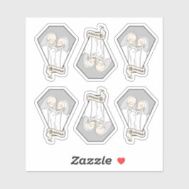 Skeleton Brides Sticker Set