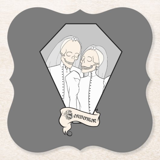 Skeleton Brides Untersetzer (Vorderseite)