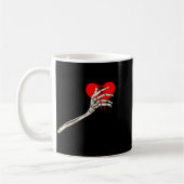 Skeleton Broken Heart Bones Divorce Breakup Heartb Kaffeetasse (Links)