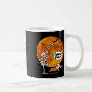Skeleton Broken Leg Halloween Corgi Sensenmann Scy Kaffeetasse