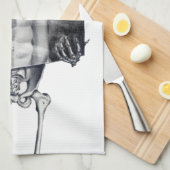 Skeleton Brustradiographie-Geschirrtücher Handtuch (Viertel Falte)