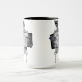 Skeleton Brustradiographie-Tassen Tasse (Zentrum)