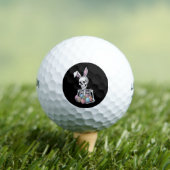 Skeleton Bunny Holding Ostereier Funny Rabbit Golfball (Insitu T-Shirt)
