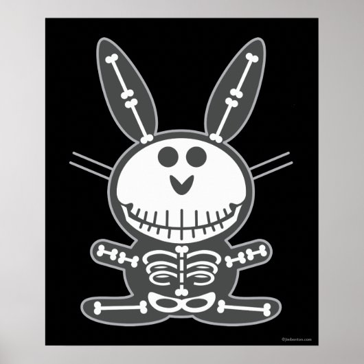 Skeleton Bunny Poster (Vorne)