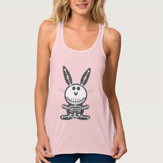 Skeleton Bunny Tank Top (Vorderseite)