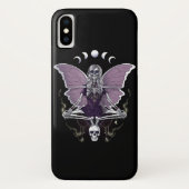 Skeleton Butterfly Goth Case-Mate iPhone Hülle (Rückseite)