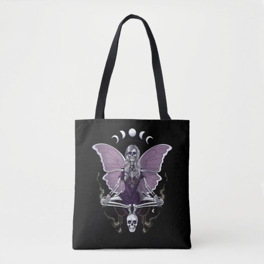 Skeleton Butterfly Goth Tasche (Vorderseite)