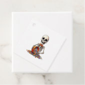 Skeleton Candy Bowl Halloween Geschenkanhänger (Beispiel)