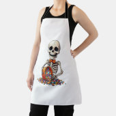 Skeleton Candy Bowl Halloween Schürze (InSitu)