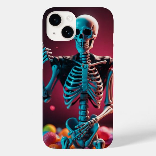 Skeleton Candy Case-Mate iPhone Hülle (Rückseite)