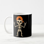 Skeleton Cap Halloween Punk Rock Men Boys Kaffeetasse (Links)