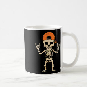 Skeleton Cap Halloween Punk Rock Men Boys Kaffeetasse