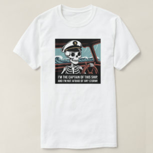 Skeleton Caption Shirt. Halloween-Shirt T-Shirt