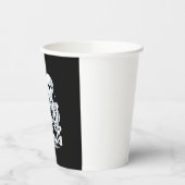 Skeleton Cat Halloween Funny Niedlich Spooky Essen Pappbecher (Links)