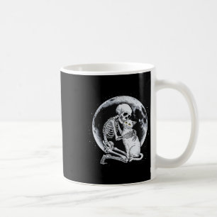 Skeleton Cat Skull Kitty Niedlich Goth Halloween C Kaffeetasse