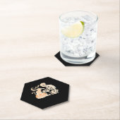 Skeleton Cat Skull Kitty Niedlich Halloween Design Untersetzer (Vor Ort)