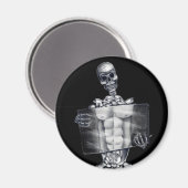 Skeleton Chest Xray Magnet (Vorderseite/Rückseite)