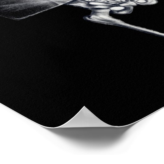 Skeleton Chest Xray Posters Poster (Ecke)