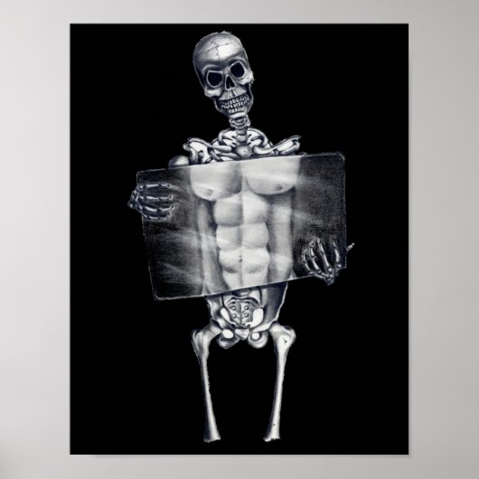 Skeleton Chest Xray Posters Poster (Vorne)