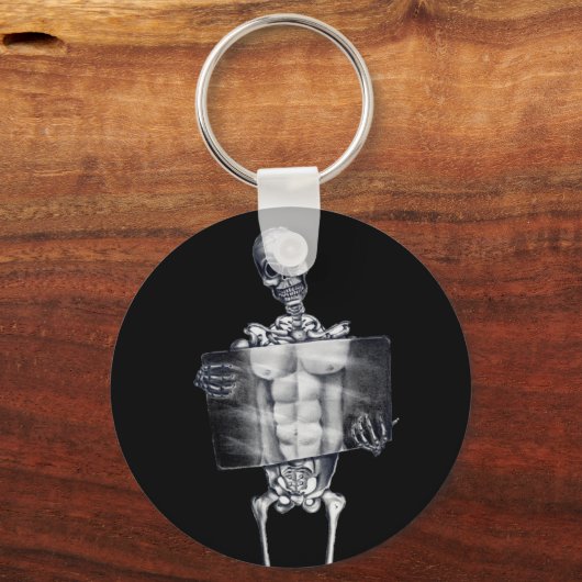 Skeleton Chest Xray Schlüsselanhänger (Vorderseite)