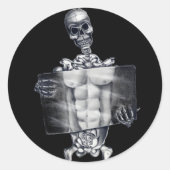 Skeleton Chest Xray Stickers (Vorderseite)
