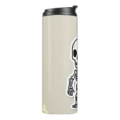 "Skeleton Chic Stickers" Thermosbecher (Nach links gedreht)