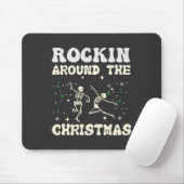 Skeleton Christmas Dance Mousepad (Mit Mouse)