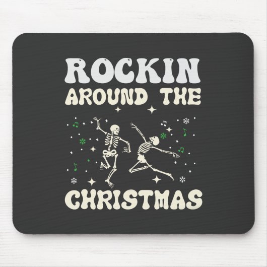 Skeleton Christmas Dance Mousepad (Vorne)