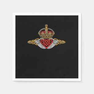 Skeleton Claddagh Color Serviette