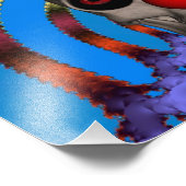 Skeleton Clown Fotodruck (Ecke)