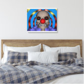 Skeleton Clown Leinwanddruck (Insitu (Schlafzimmer))