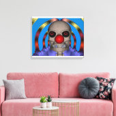 Skeleton Clown Leinwanddruck (Insitu (Wohnzimmer))