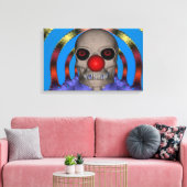 Skeleton Clown Leinwanddruck (Insitu (Wohnzimmer))
