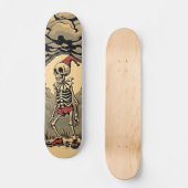 Skeleton Clownskateboard Skateboard (Vorderseite)