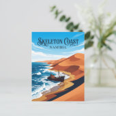 Skeleton Coast Namibia Postkarte (Stehend Vorderseite)