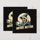 Skeleton Coffee Halloween (Vorne/Hinten)