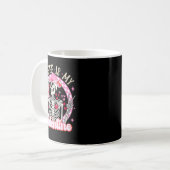 Skeleton Coffee Is My Valentine Funny Valentines D Kaffeetasse (Vorderseite Links)