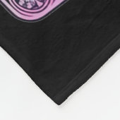 Skeleton Coffee Tarot Card Mental Ill aber total Fleecedecke (Ecke)