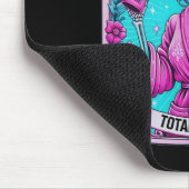 Skeleton Coffee Tarot Card Mental Ill aber total Mousepad (Ecke)