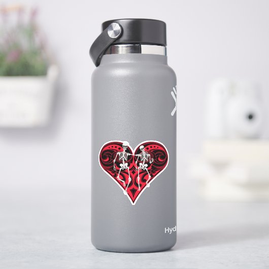 Skeleton Couple Aufkleber (HydroFlask)