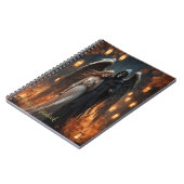 Skeleton Couple, dunkle Romance Notizblock (Linke Seite)