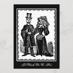 Skeleton Couple - Einladung
